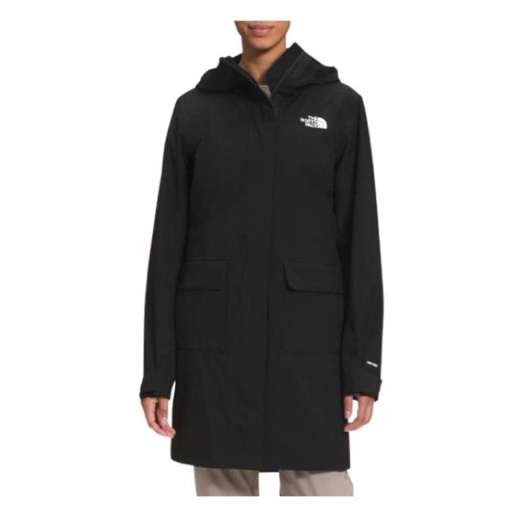 NEW The North Face City Breeze Waterproof Rain Jacket Black Sz XS